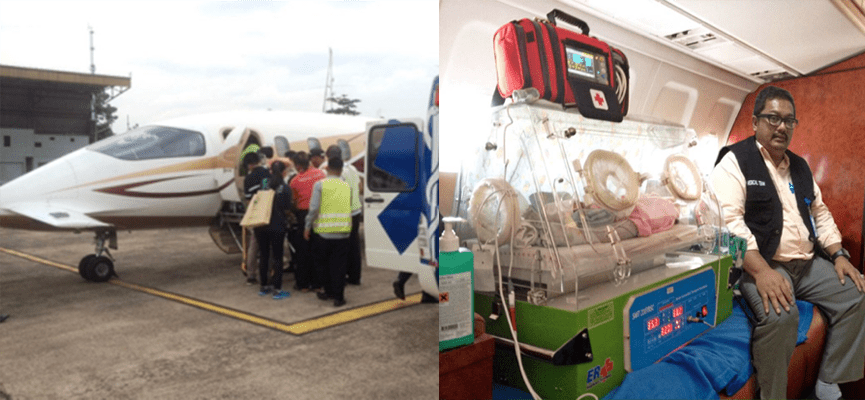 Layanan Evakuasi Medis dengan Transport Udara