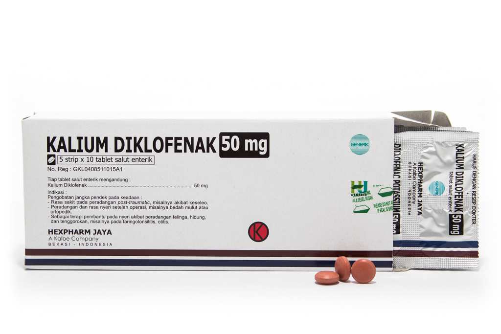 Kalium Diklofenak – Manfaat, Dosis, dan Efek Samping