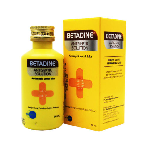 Betadine Antiseptic Solution 60 Ml