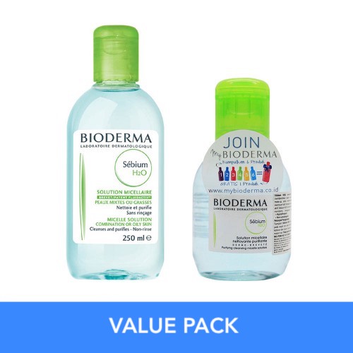 Value Pack Bioderma Sebium H2O 250 + 100 Ml
