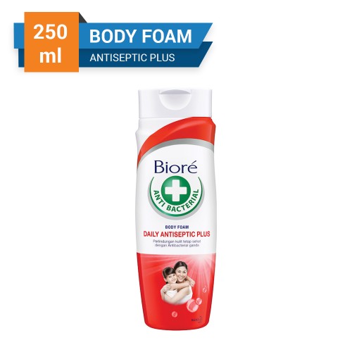 Biore Body Foam Daily Antiseptic Plus Bottle 250 Ml