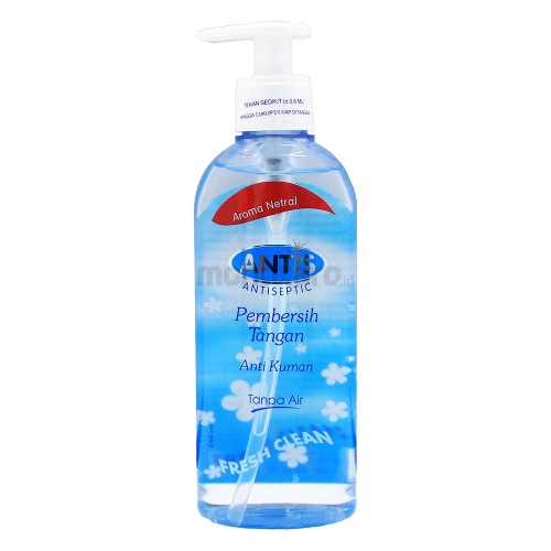 Antis Hand Sanitizer Fresh Clean Botol 250 Ml