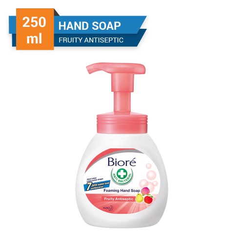 Biore Hand Soap Fruity Antiseptic Bottle 250 Ml