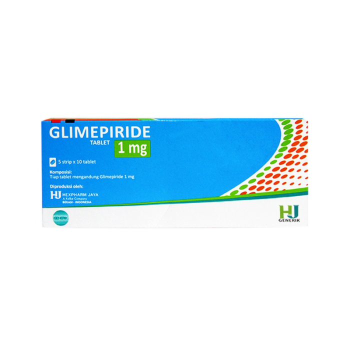 Glimepiride 1 mg Tab Hexp