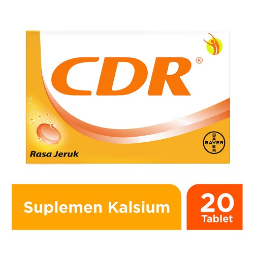 CDR Sweet Orange Tab Effervescent 20’S
