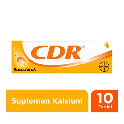 CDR Sweet Orange Tab Effervescent 10'S | Obat dan Vitamin - DokterSehat