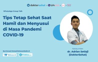 Tips Tetap Sehat Hamil dan Menyusui Saat Pandemi COVID-19